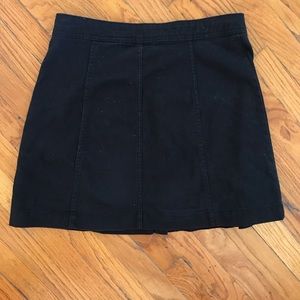H&M black mini skirt